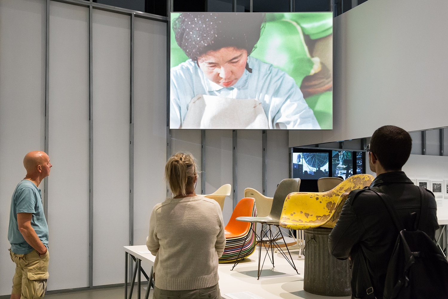 Charles and Ray Eames exhibition installation