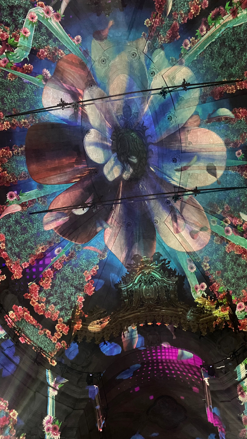Spiritus audiovisual installation in Porto